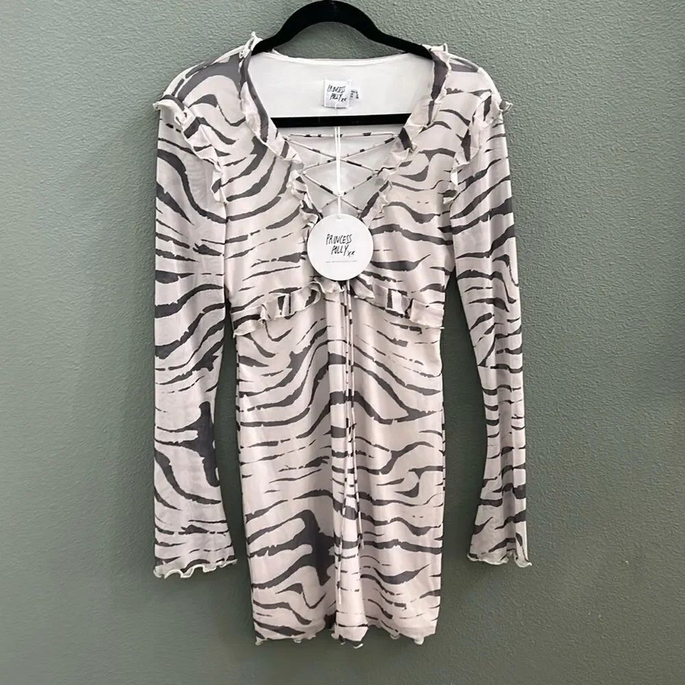 NWT Princess Polly Fallon Mini Dress Sz 6